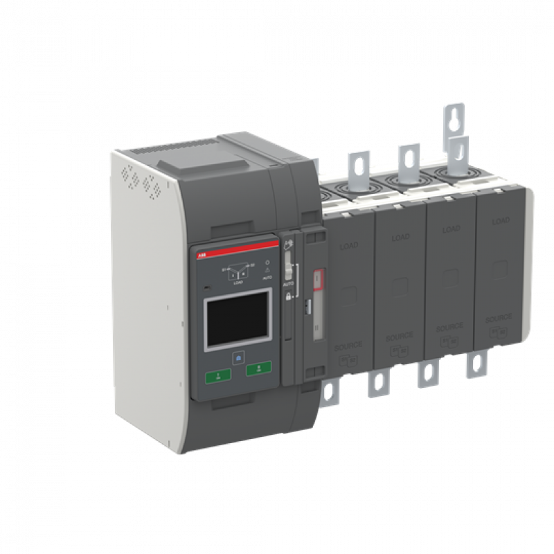 ABB OXA260U3O4QB Automatischer Umschalter TruONE 3-pol + N 260 A, Level 4 Steuereinheit 200 ... 480 V AC, Zugang unten offene Umschaltung I-II UL
