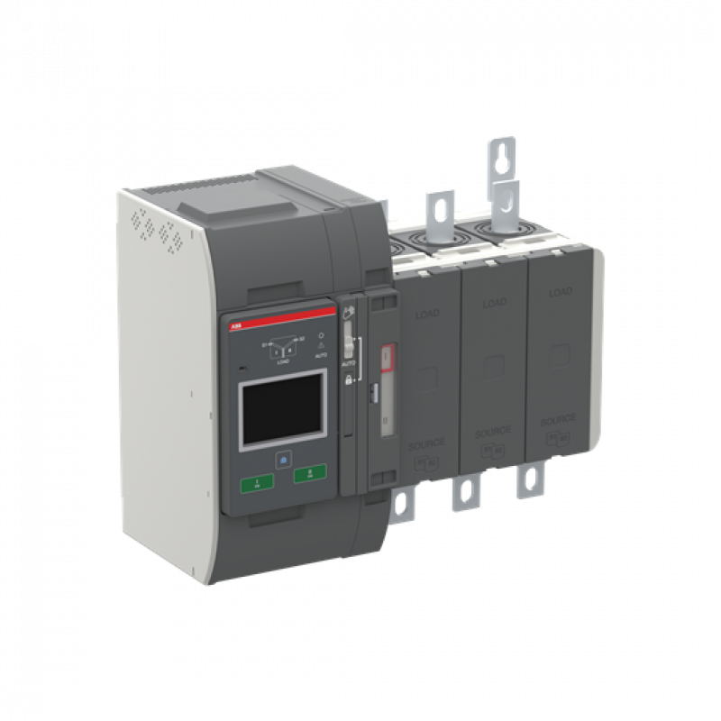 ABB OXA260U3X4QB Automatischer Umschalter TruONE 3-polig 260 A, Level 4 Steuereinheit 200 ... 480 V AC, Zugang unten offene Umschaltung I-II UL