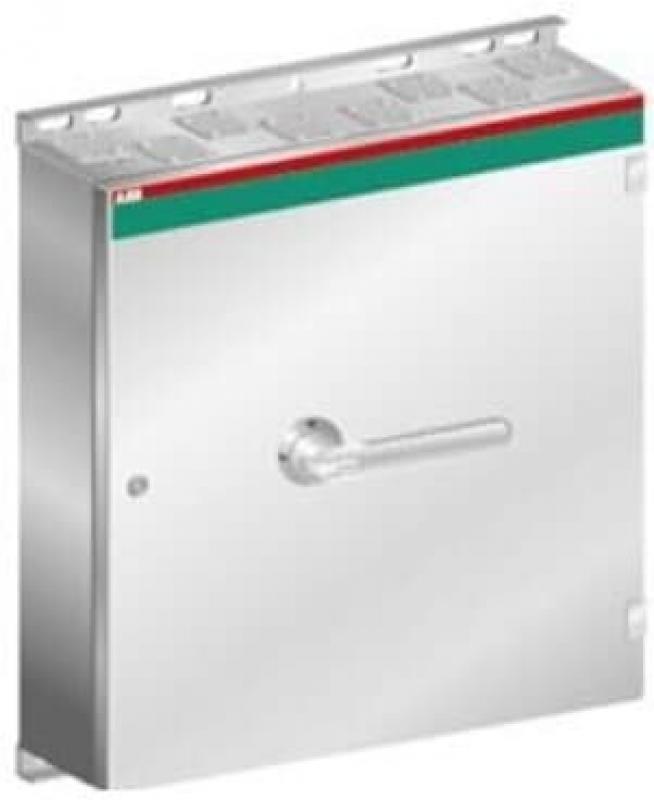 ABB OT400ESUR6TZ Sicherheitsschalter im Edelstahlgehäuse 6-polig 220 kW 400 V mit Edelstahlgriff IP65 Einführung unten