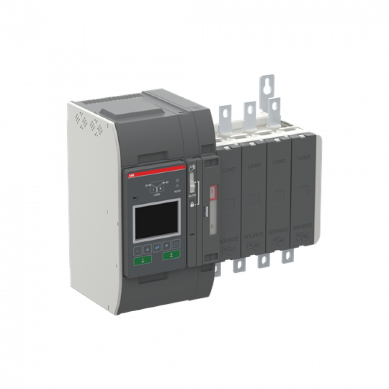 ABB OXA200U3O3QB Automatischer Umschalter TruONE 3-pol + N 200 A, Level 3 Steuereinheit 200 ... 480 V AC, Zugang unten offene Umschaltung I-II UL