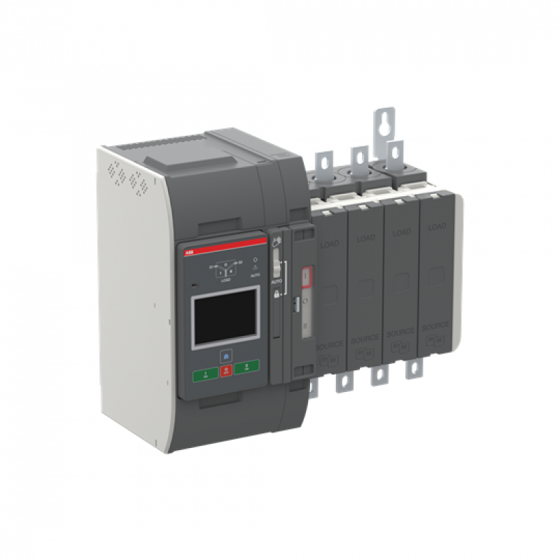 ABB OXB60U3S4QB Automatischer Umschalter TruONE 3-pol + N 60 A, Level 4 Steuereinheit 200 ... 480 V AC, Zugang unten verzögerte Umschaltung I-0-II UL