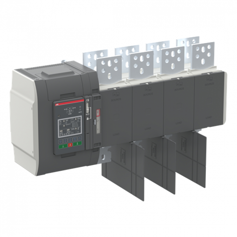 ABB OXB1200U3S2QT Automatischer Umschalter TruONE 3-pol + N 1200 A, Level 2 Steuerein 200 ... 480 V AC, Zugang oben verzögerte Umschaltung I-0-II UL
