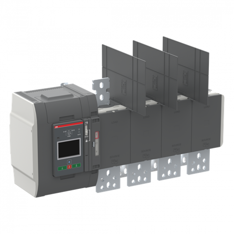 ABB OXB1200U3S4QB Automatischer Umschalter TruONE 3-pol + N 1200 A, Level 4 Steuerein 200 ... 480 V AC, Zugang unten verzögerte Umschaltung I-0-II UL