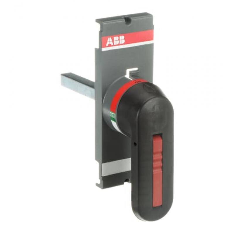 ABB OTDV400FK1 Direktgriff schwarz 95 mm inklusiv Welle und Abdeckung Beschriftung Test-0 OFF-1 ON