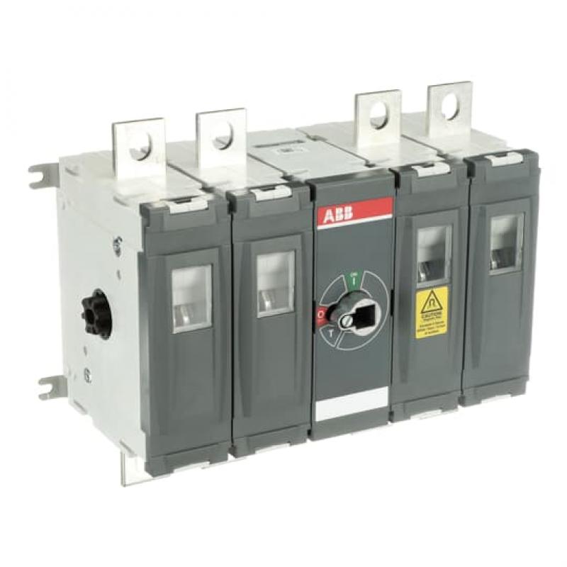 ABB OTDC1000UF22-ESS DC-Lasttrennschalter 4-polig 1000 A, ohne Griff und Welle/UL 1000 V DC mit mont. Kurzschlussb. Einkreis