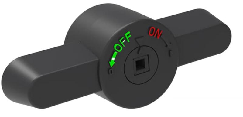 ABB 1SDA085244R6 Griff, 6 mm schwarz für OT100F_, OT160G_, OT200U, OS63..200J_