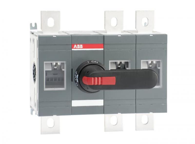 ABB OTHV800E12P 3-polig 800A m. Griff u. Welle base mounted geeignet für 800...1000VAC