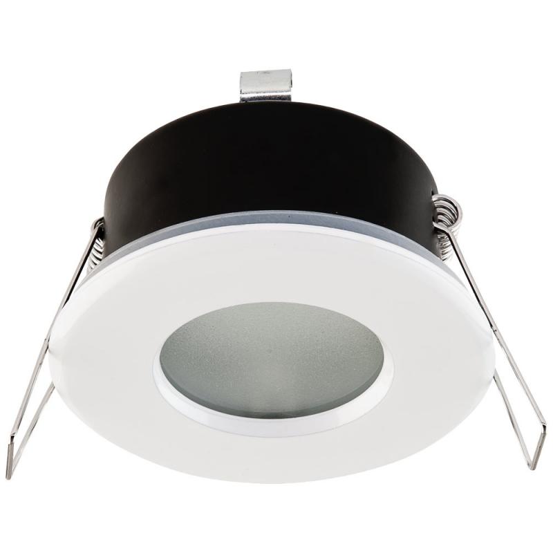 EVN 655001 Deckeneinbauleuchte Weiß IP65 Zamak 12V Einbaudurchmesser 68 mm
