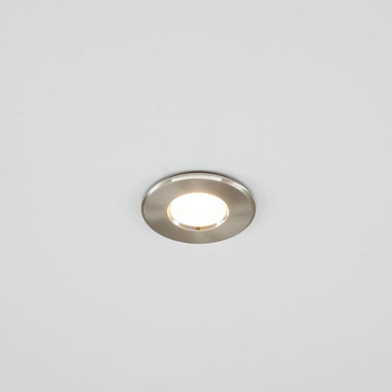 EVN Decken-Einbaustrahler für GU5.3 Leuchtmittelrund chrom-sat. IP65 12V EinbauØ68