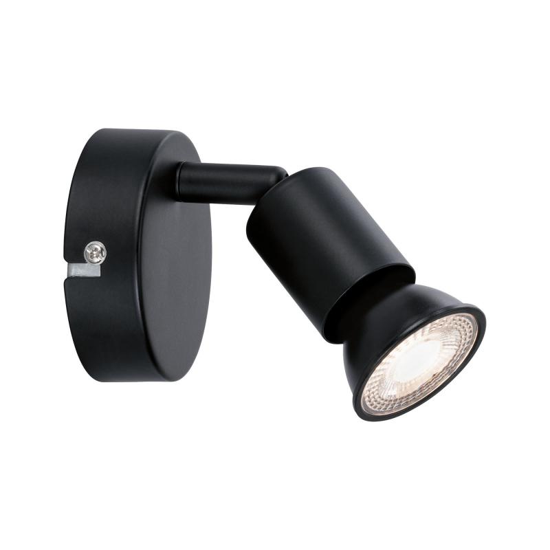 Paulmann Wand- und Deckenspot Carolina für GU10 LED Schwarz matt Metall 66755