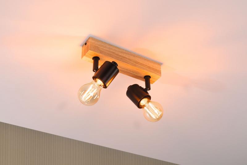 Paulmann 66771 Deckenstrahler Arvid E27 modern 20W dimmbar Schwarz