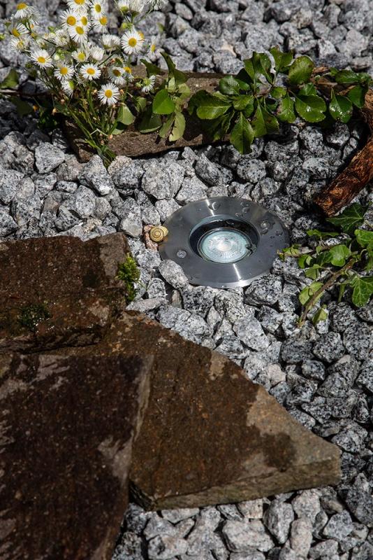 EVN Bodeneinbauleuchte rund schwenkbar EDS IP67 GU10  EinbauØ102