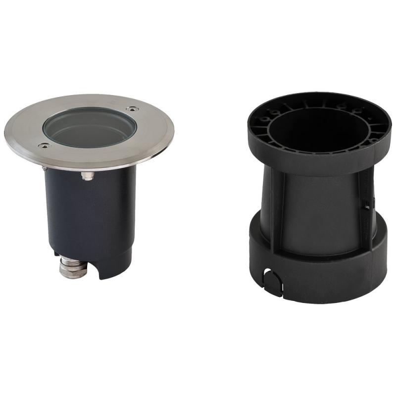 EVN Bodeneinbau Leuchte rund schwenkbar IP67 GX5.3 12V EinbauØ102