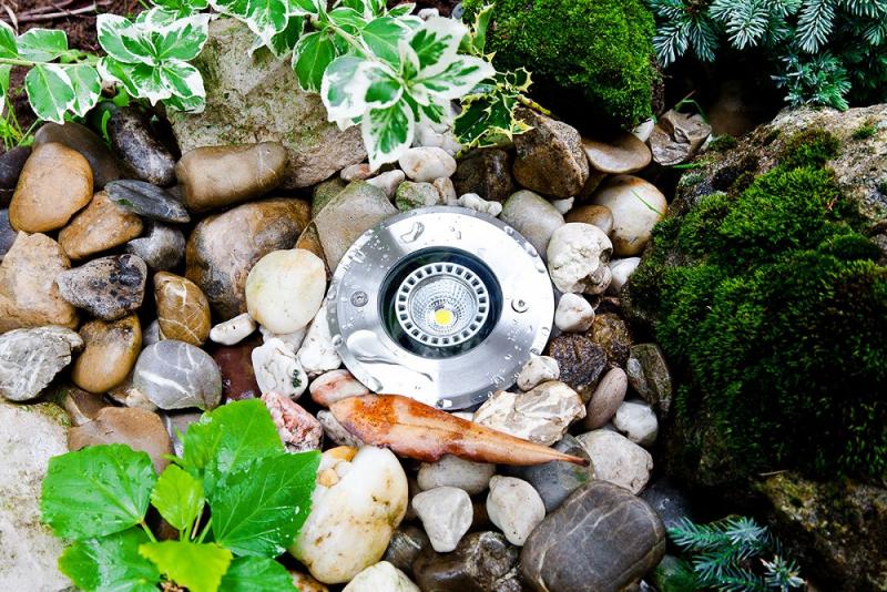 EVN Bodeneinbau Leuchte rund schwenkbar IP67 GX5.3 12V EinbauØ102