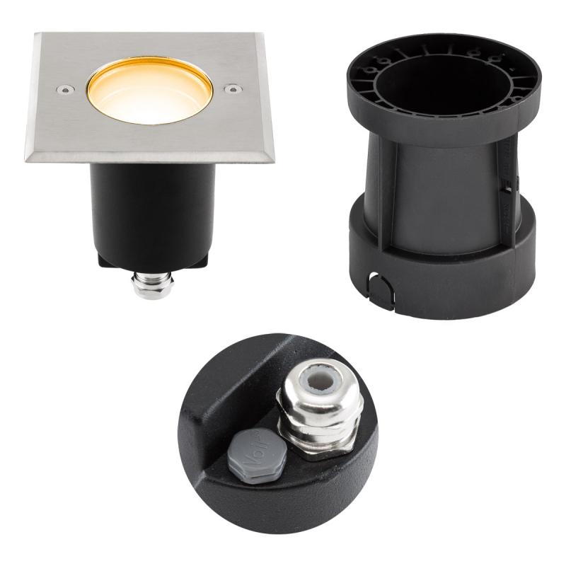 EVN Schwenkbare LED-Bodeneinbauleuchte, IP67 679435EV402
