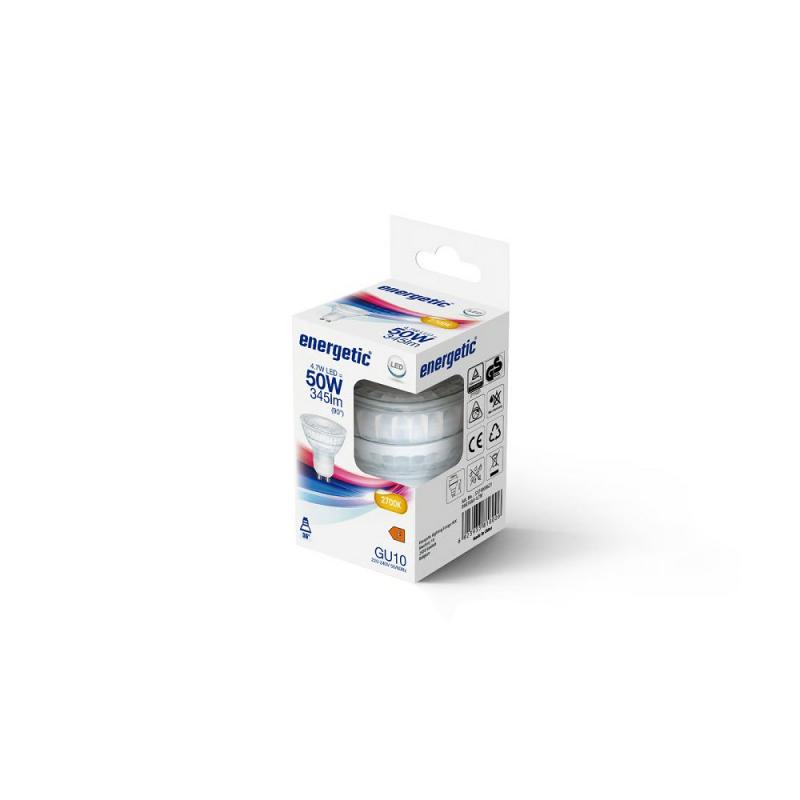 Nordlux GU10 LED-Leuchtmittel Glas 345lm 4,6W wie 50W warmweiß 36°