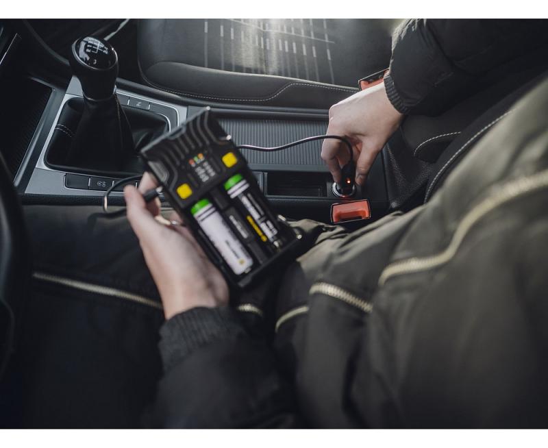 Armytek Uni C2 Steckertyp C - Universal-Ladegerät für IMR, Li-Ion 4.2V, Li-Ion 4.35V, Ni-MH, Ni-Cd und Li-FePO 4 - Akkus