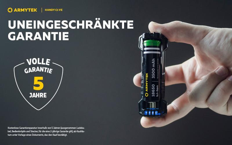 Armytek Mobiles Ladegerät Handy C! VE mit Powerbank-Funktion