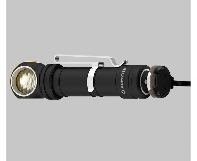 Armytek Wizard C2 Pro Max Magnet USB Taschen- und Stirnlampe mit Magnethalterung akkubetrieben warmes Licht