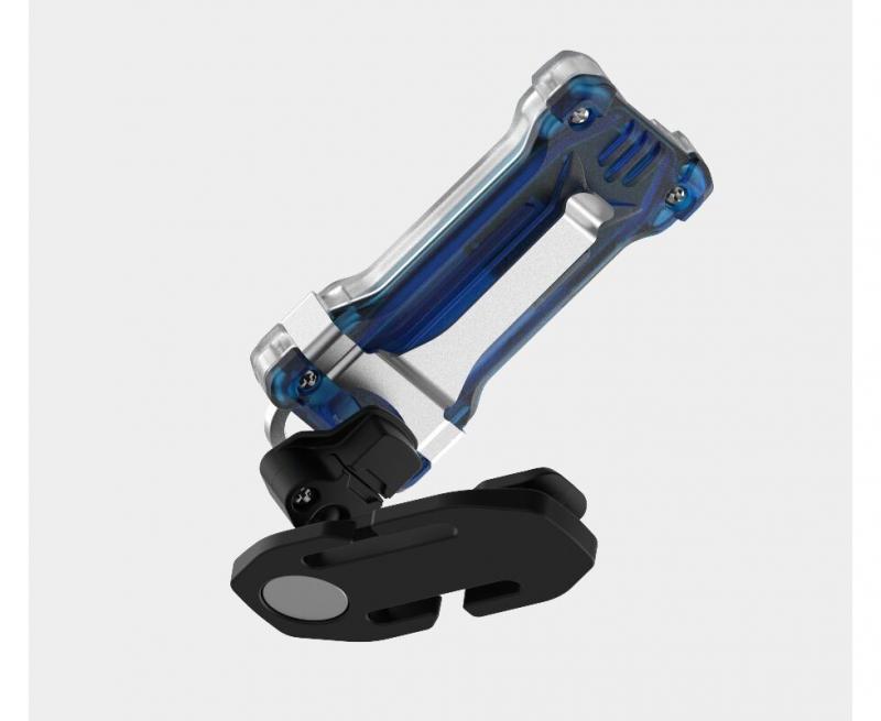 Armytek Zippy ES Mehrzweckleuchte mit Stahlclip (Blue Sapphire) 3 in 1