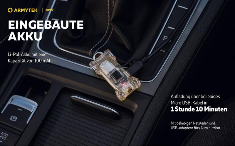 Armytek Zippy ES Mehrzweckleuchte (Yellow Amber) 3 in 1