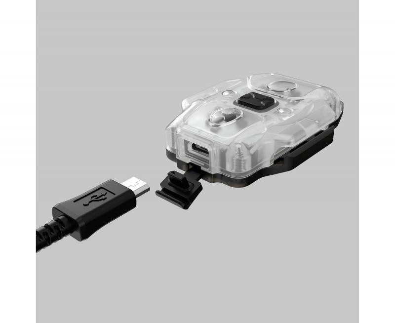 Armytek Crystal Grey WUV Multifunktionslampe Taschen- und Stirnlampe Micro USB-Anschluss