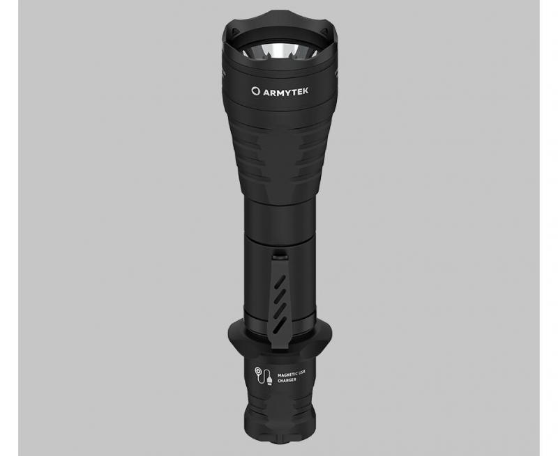 Armytek Predator Pro Pro White LED Taschenlampe akkubetrieben Magnet USB, Warmes Licht