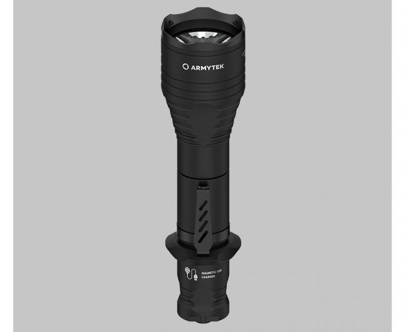 Armytek Dobermann Pro Magnet USB LED Taschenlampe akkubetrieben neutrales Licht