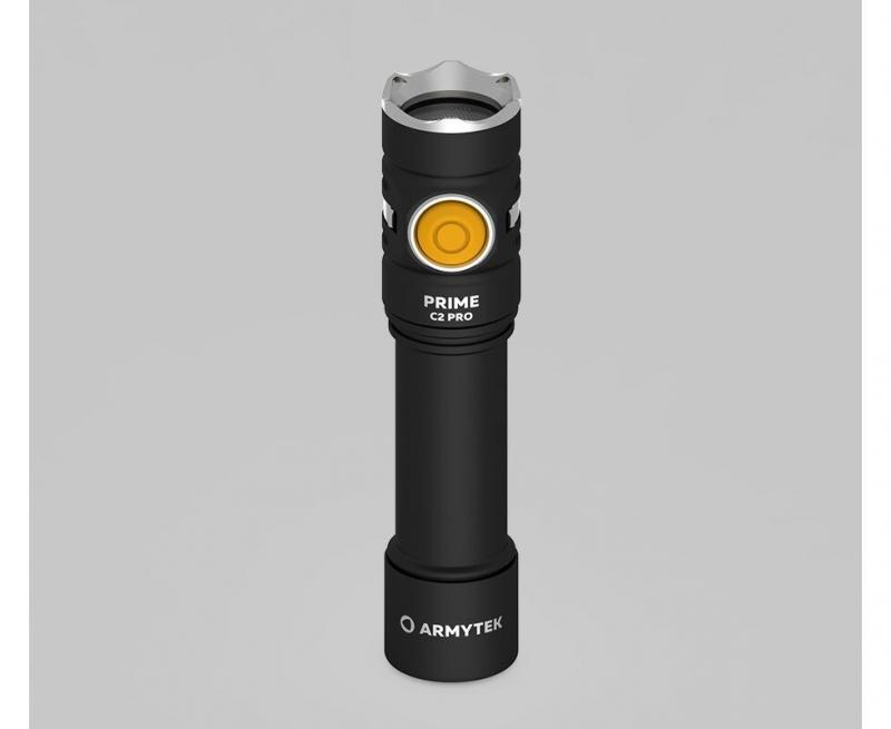 Armytek Prime C2 Pro Magnet USB Taschenlampe mit Magnethalterung akkubetrieben weißes Licht