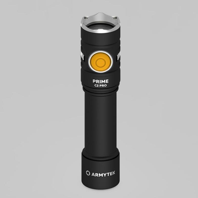 Armytek Prime C2 Pro Magnet USB Taschenlampe mit Magnethalterung akkubetrieben Warmes Licht
