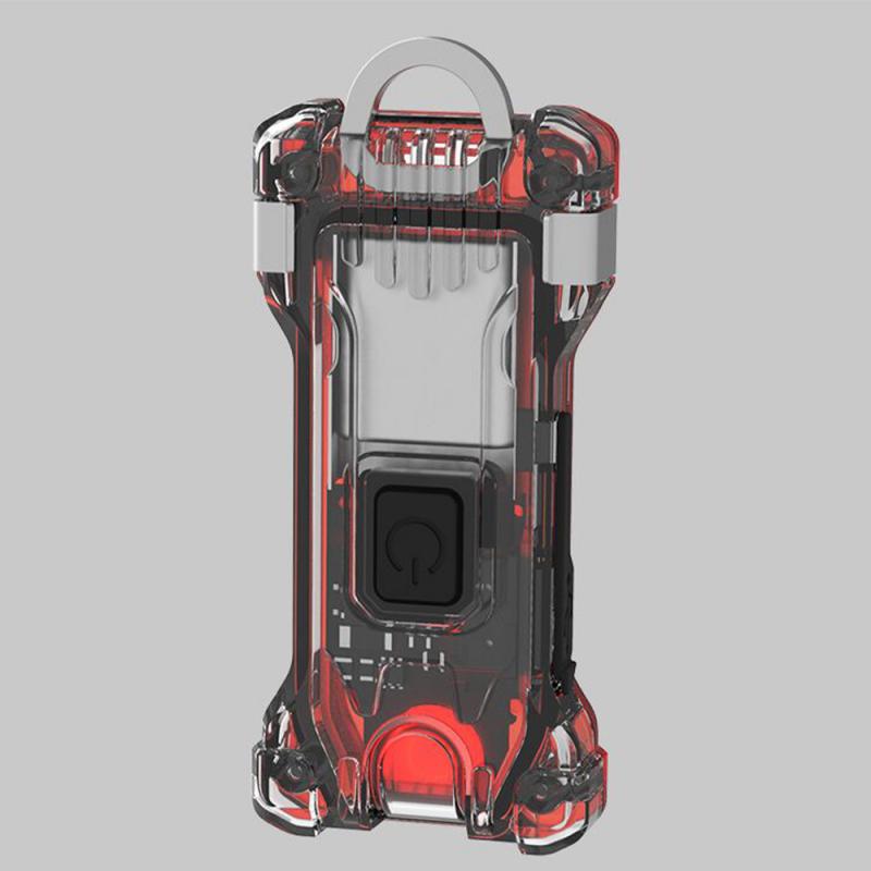 Armytek Zippy Extended Set WR (Red Ruby), Multitaschenlampe, Schlüsselbundlampe, Stirnlampe, mit Clip