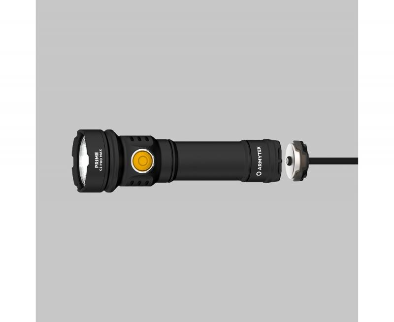 Armytek Prime C2 Pro Max Magnet USB Taschenlampe mit Magnethalterung akkubetrieben weißes Licht