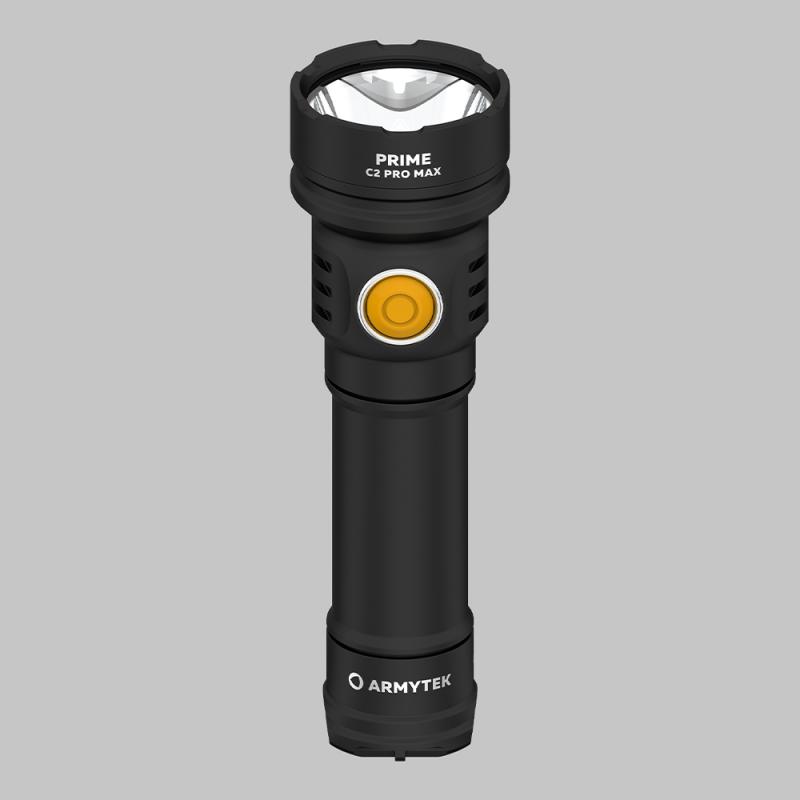 Armytek Prime C2 Pro Max Magnet USB Taschenlampe mit Magnethalterung akkubetrieben Warmes Licht