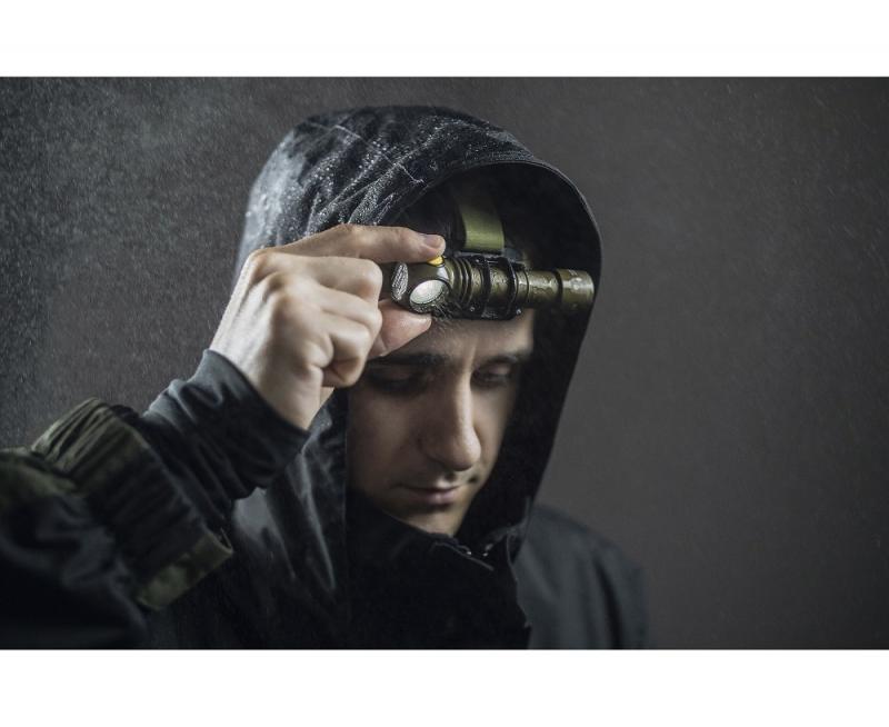 Armytek Wizard C2 Pro Magnet USB Olive Taschen- und Stirnlampe mit Magnethalterung akkubetrieben weißes Licht