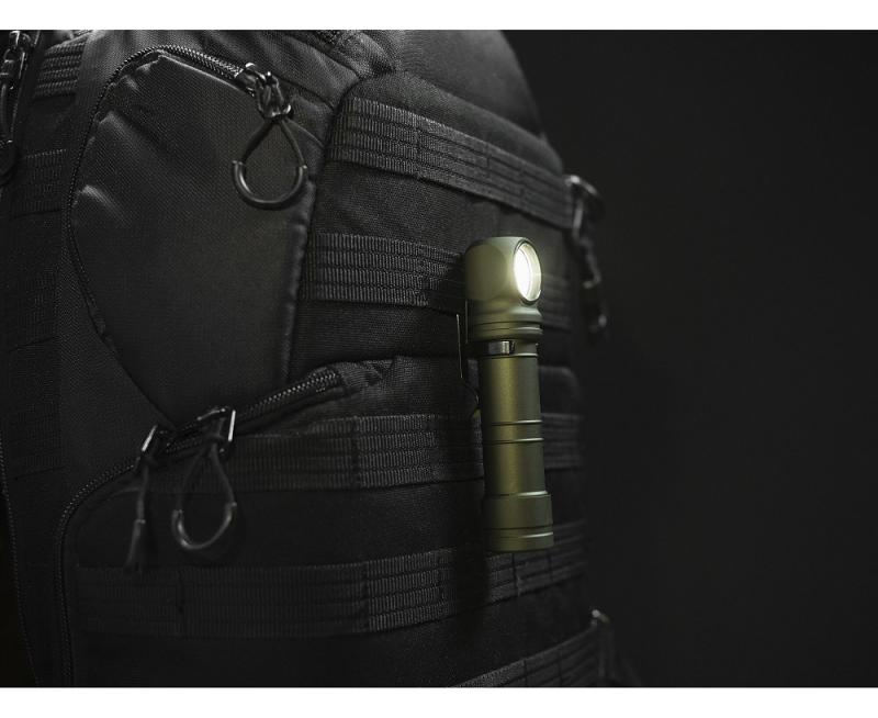 Armytek Wizard C2 Pro Max Magnet USB Olive Taschen- und Stirnlampe mit Magnethalterung / Stirnhalterung akkubetrieben weißes Licht