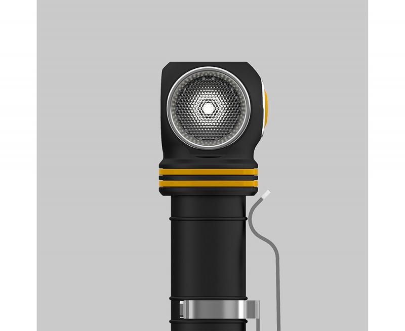 Armytek Elf C2 USB-C Taschen- und Stirnlampe mit Magnethalterung / Stirnhalterung akkubetrieben neutralweißes Licht