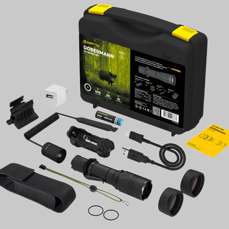 Armytek Dobermann Extended Set weißes Licht