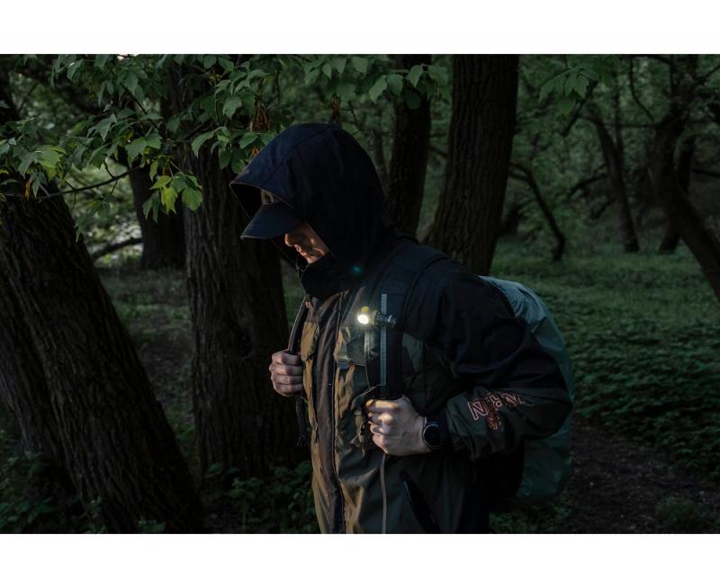 Armytek Elf C1 USB-C Taschen- und Stirnlampe mit Magnethalterung / Stirnhalterung akkubetrieben neutralweißes Licht