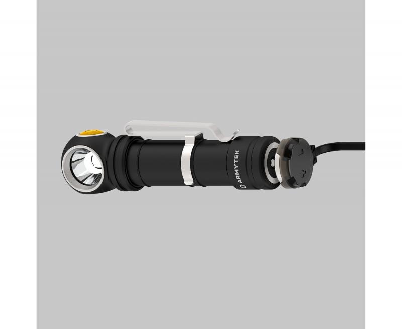 Armytek Wizard C2 Pro Max LR Taschen- und Stirnlampe mit Magnethalterung / Stirnhalterung akkubetrieben