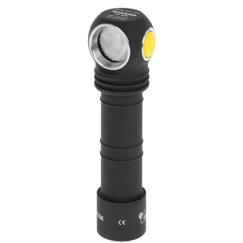 ArmyTek Wizard C2 WR Magnet White & Red LED Stirnlampe mit Magnethalterung akkubetrieben warmes und rotes Licht