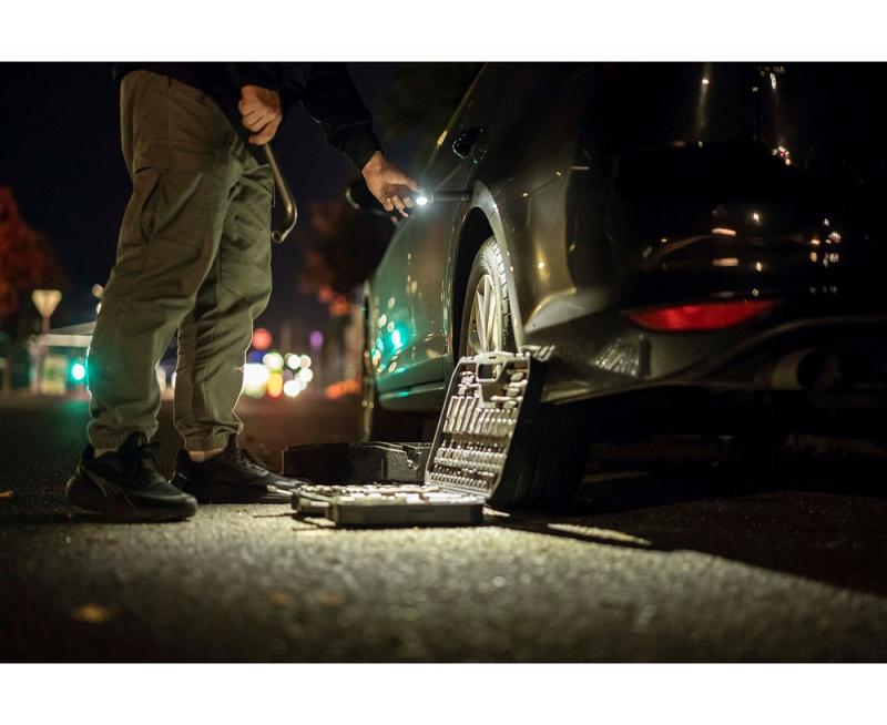 Armytek Elf C2 Max LR Taschen- und Stirnlampe mit Magnethalterung / Stirnhalterung akkubetrieben neutralweißes Licht