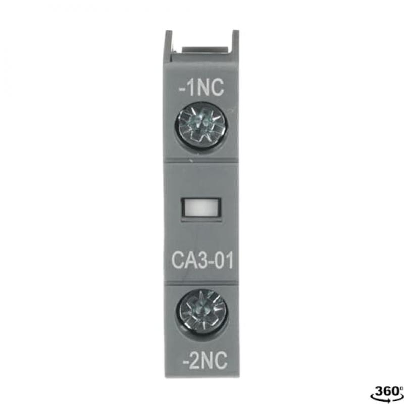 ABB CA3-01 Hilfskontaktblock, 1-polig, 1Ö, frontseitige Montage, VPE 10St