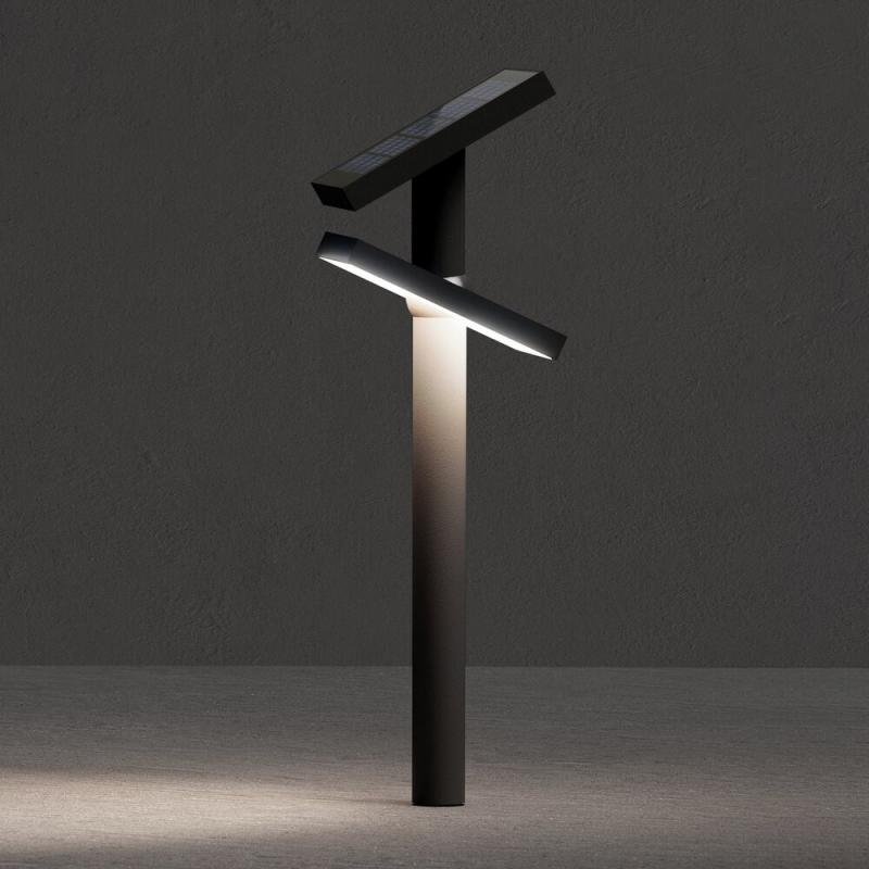 Sigor Klewe Heliostepper Akku-Solarleuchte 464mm 2,2W 170lm IP65 3000K 2200mAh Ra80 graphitgrau