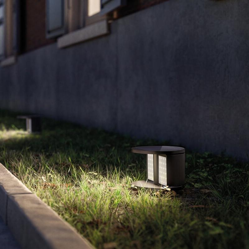 Sigor Klewe Swing Akku-Solarleuchte 144mm 3W 160lm IP65 3000K 4400mAh Ra80 graphitgrau