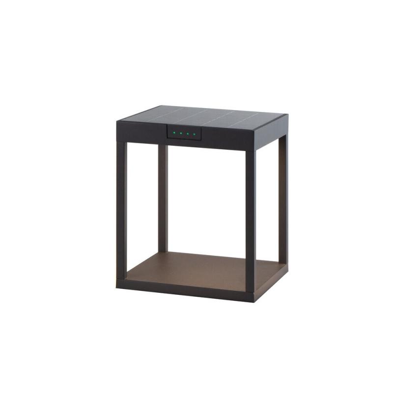 Sigor Klewe Radia Ground Akku-Solarleuchte 245mm 3W 235lm 3000K 4400mAh Ra80 graphitgrau