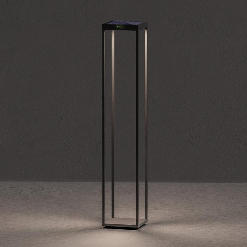 Sigor Klewe Radia Mega Akku-Solarleuchte 1100mm 3W 235lm IP65 3000K 4400mAh Ra80 graphitgrau