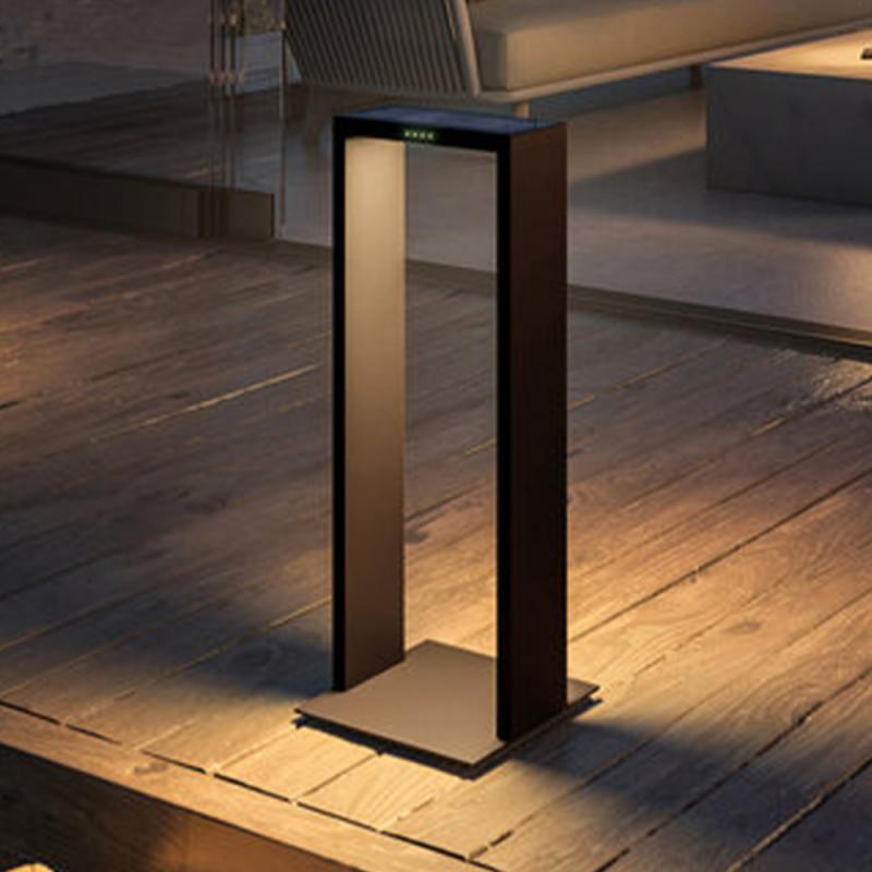 Sigor Klewe Axis Maxi Akku-Solarleuchte 650mm 2,5W 170lm IP65 3000K 3000mAh Ra80 graphitgrau