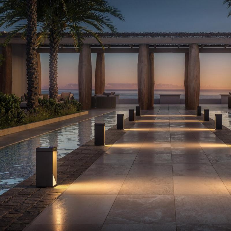 Sigor Klewe Milio Full Akku-Solarleuchte 350mm 2,2W 114lm IP65 3000K 2200mAh Ra80 graphitgrau 120 °