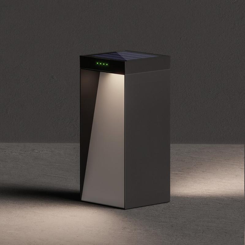 Sigor Klewe Milio Full Akku-Solarleuchte 350mm 2,2W 114lm IP65 3000K 2200mAh Ra80 graphitgrau