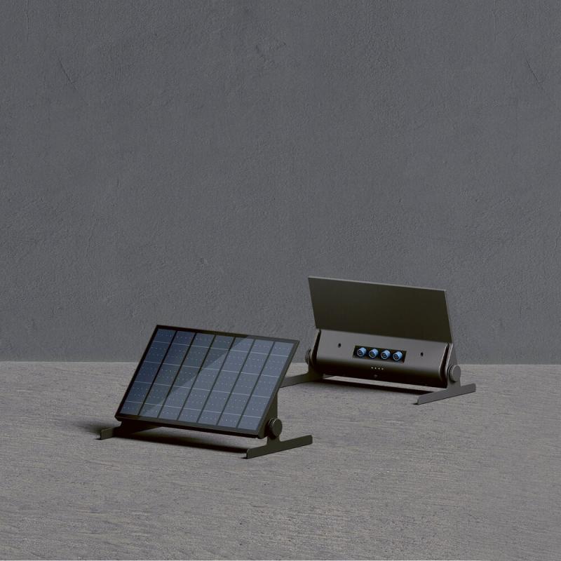 Sigor Klewe Elektron Solarladestation anthrazit kompatibel mit: Show, Axent,Stem und Pin